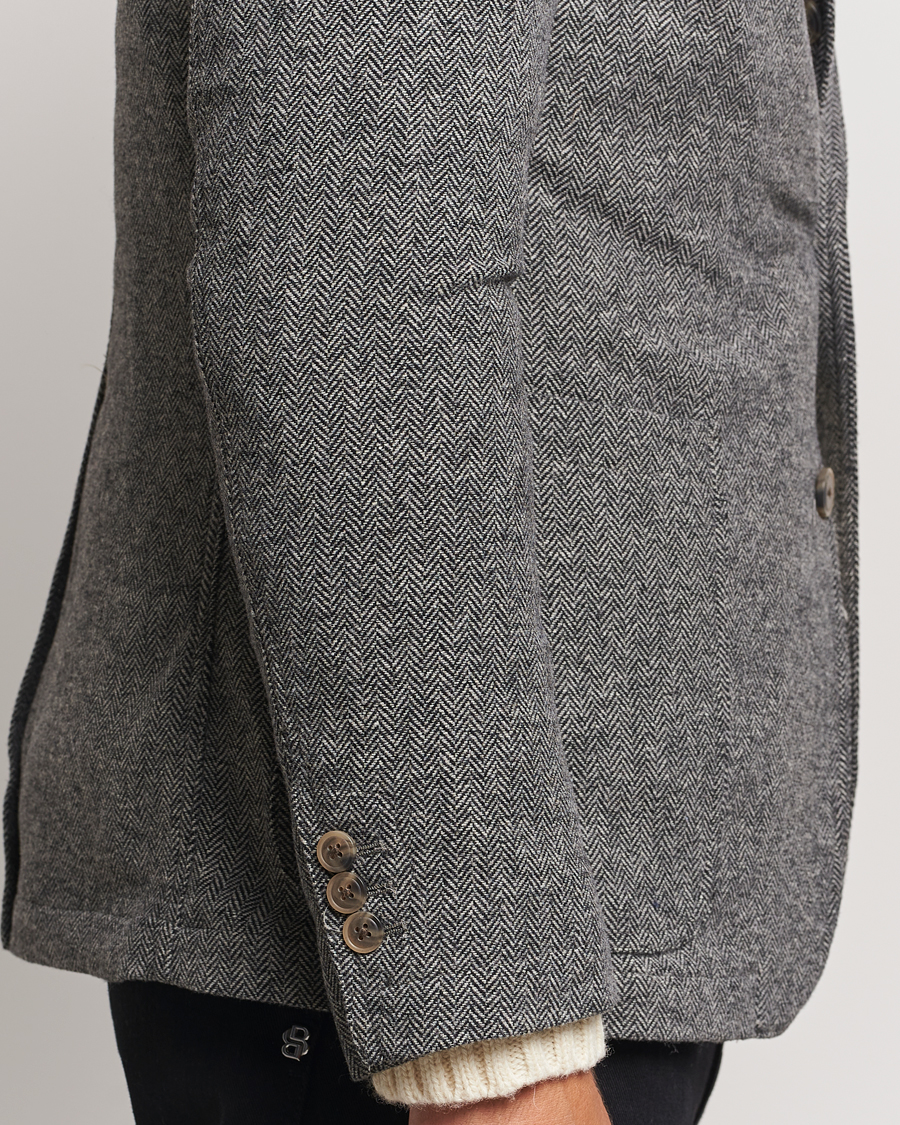 Men | Blazers | Polo Ralph Lauren | Classic Herringbone Sportcoat Black/Cream