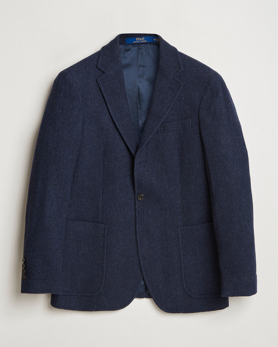 Men | Blazers | Polo Ralph Lauren | Broken Herringbone Sportcoat Navy Multi