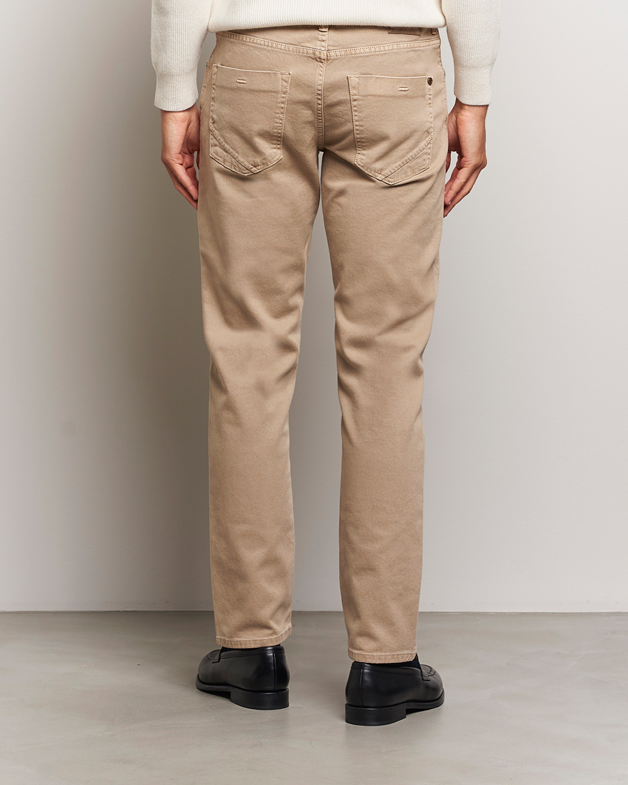 Men | Trousers | Incotex | 5-Pocket Bull Denim Pants Beige
