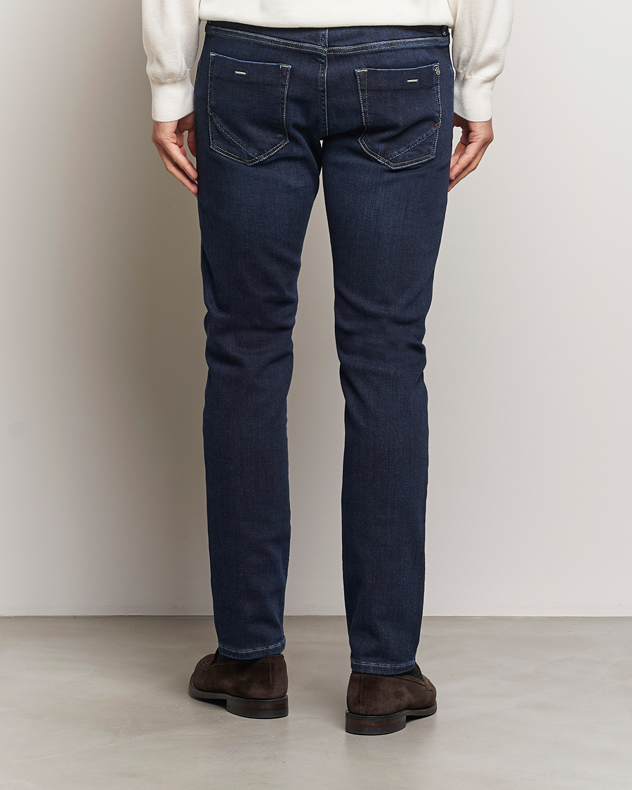 Men | Jeans | Incotex | 5-Pocket Stretch Denim Dark Blue