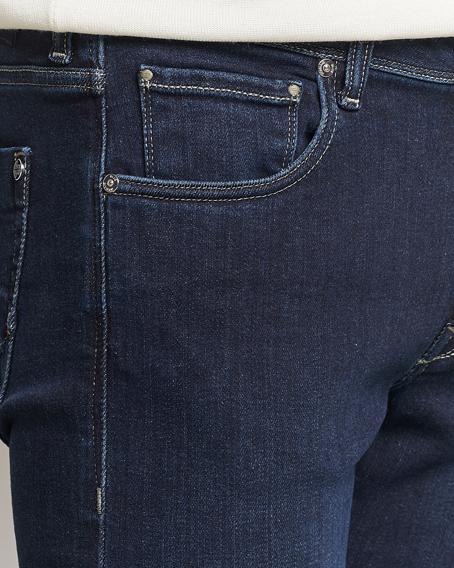 Men | Jeans | Incotex | 5-Pocket Stretch Denim Dark Blue