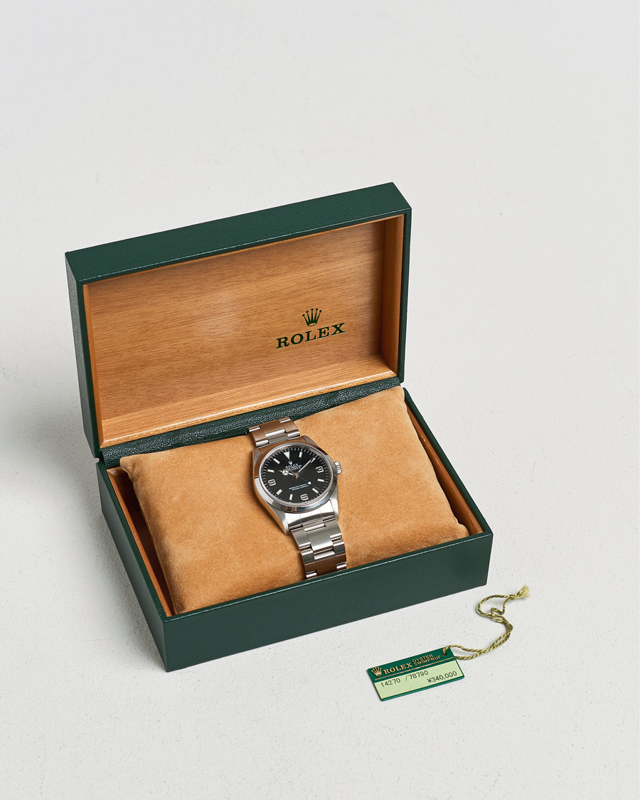 Men | Rolex Pre-Owned Explorer 14270 Silver | Rolex Pre-Owned | Explorer 14270 Silver