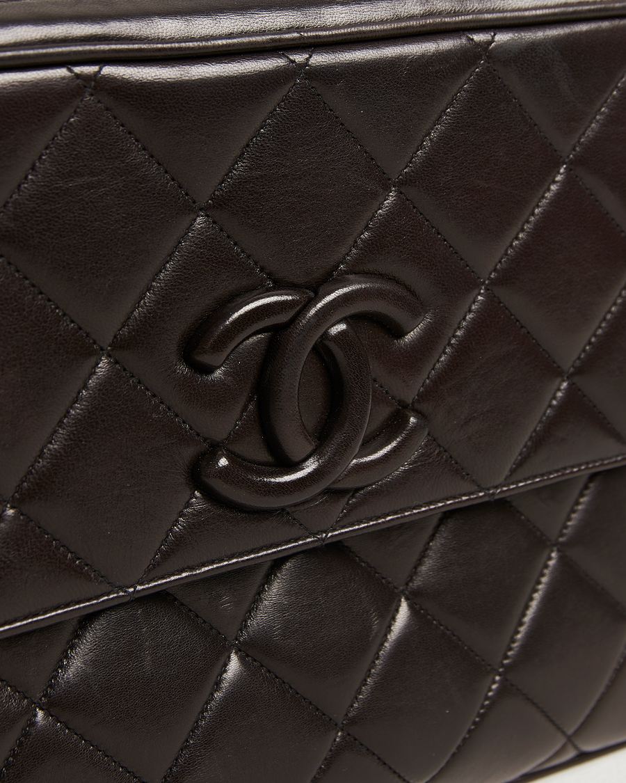 Men | Gifts for Her | Chanel Pre-Owned | Tassel Flap Shoulder Bag Black Lambskin