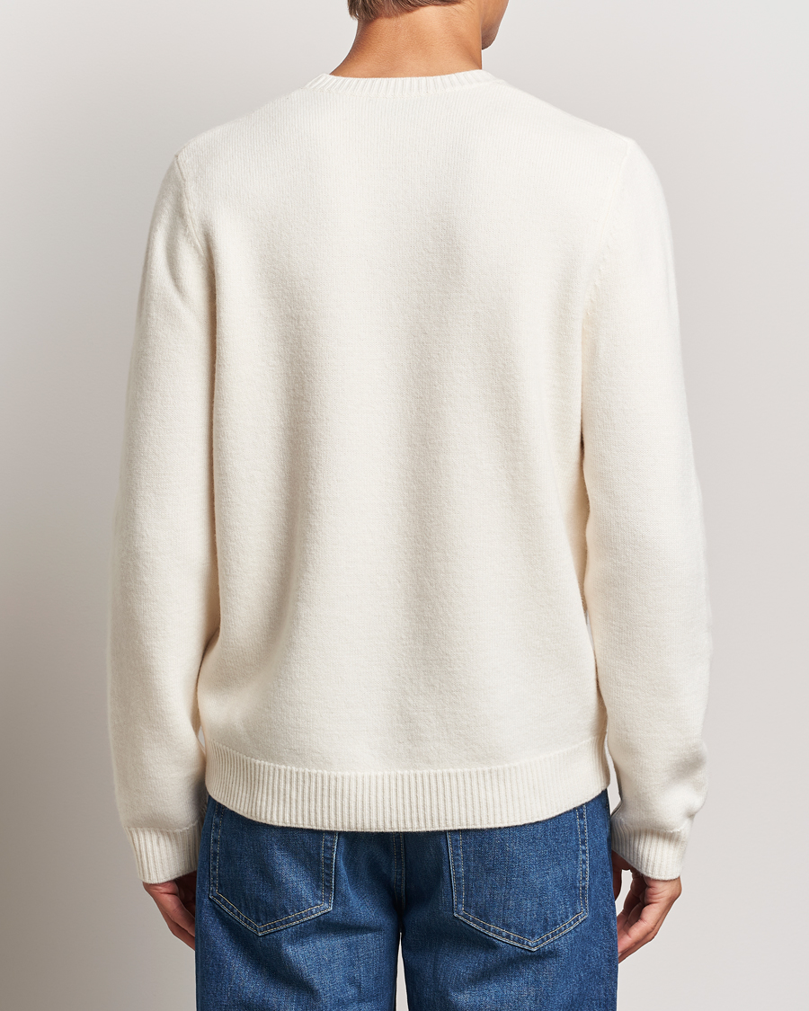 Men | Sweaters & Knitwear | A.P.C. | Edward Wool Knitted Sweater Ecru