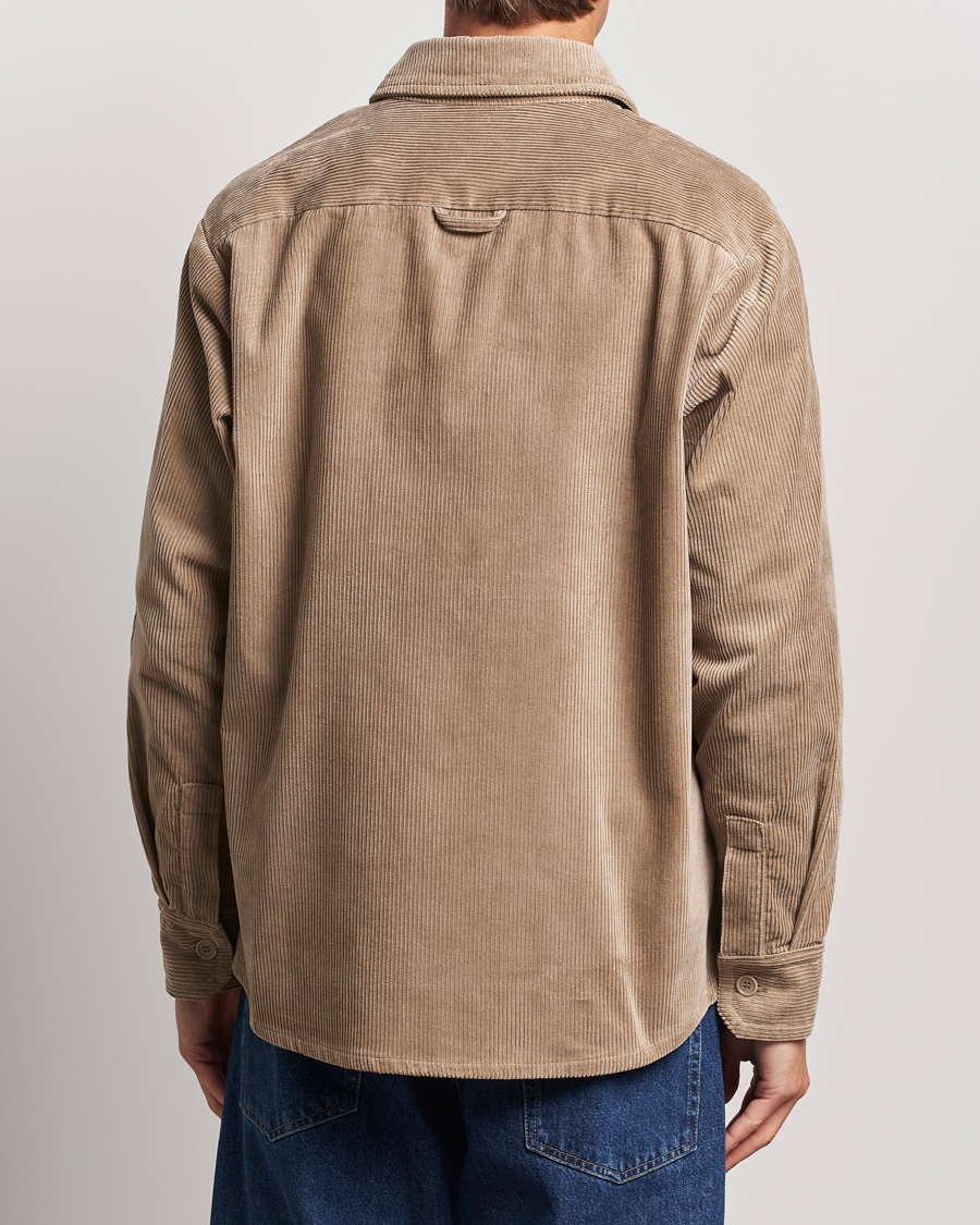 Men | Shirts | A.P.C. | Bobby Corduroy Overshirt Beige