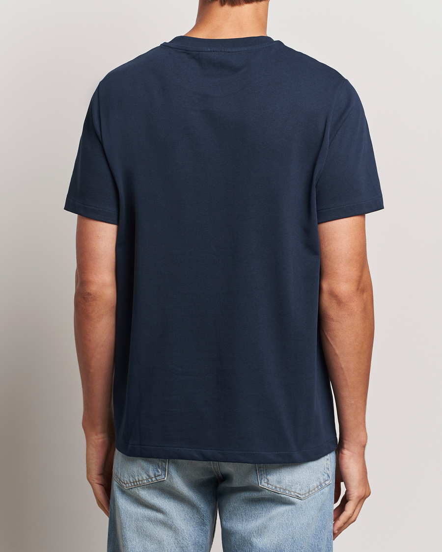 Men | T-Shirts | A.P.C. | Rue Madame T-Shirt Dark Navy/Ecru
