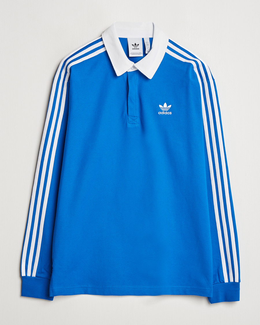 Men | Sweaters & Knitwear | adidas Originals | Rugby Polo Blue