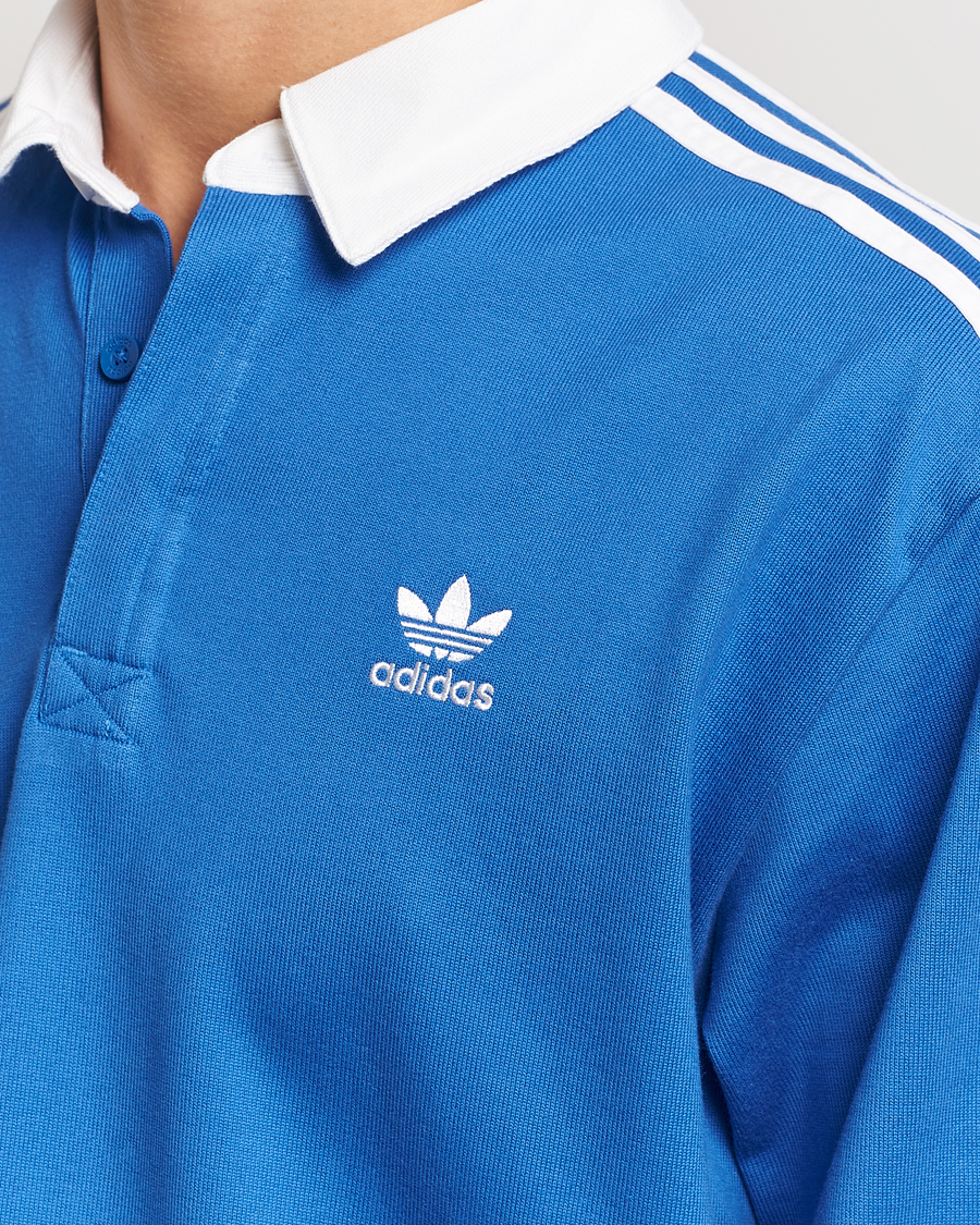 Men | Sweaters & Knitwear | adidas Originals | Rugby Polo Blue