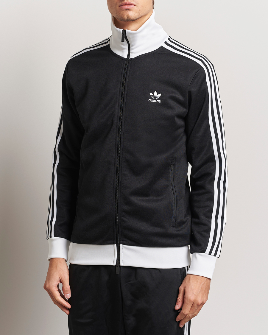 Men | Sweaters & Knitwear | adidas Originals | Beckenbauer Full Zip Black