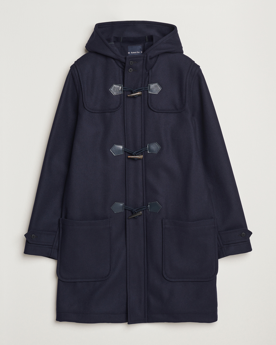 Men | Coats & Jackets | Armor-lux | Quimper Duffle Coat Navy