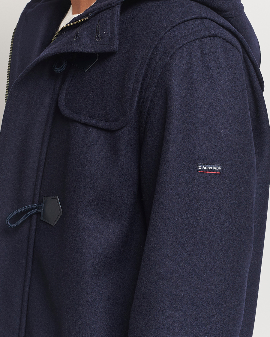 Men | Coats & Jackets | Armor-lux | Quimper Duffle Coat Navy