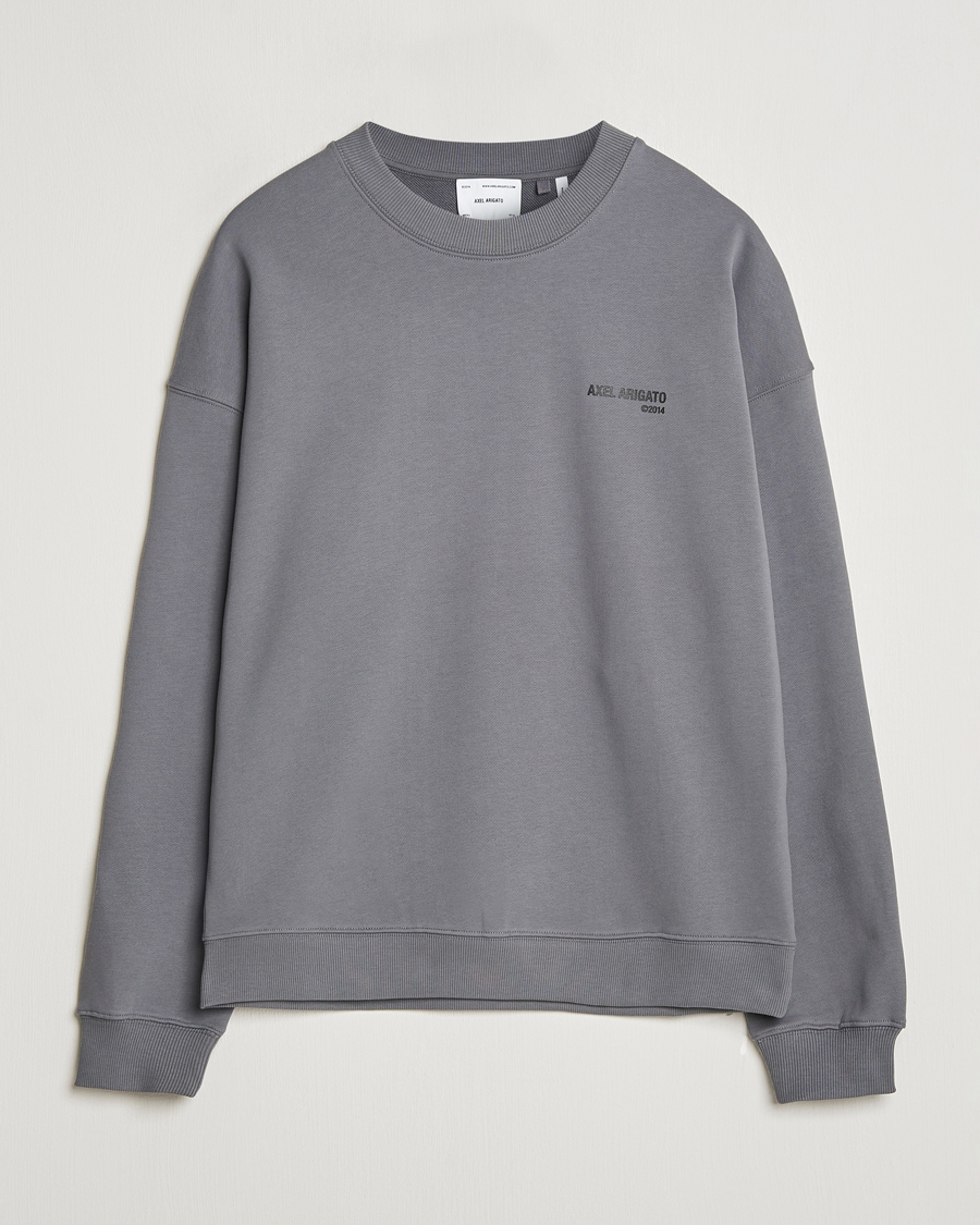 Men | Sweaters & Knitwear | Axel Arigato | Spade Sweatshirt Washed Steel
