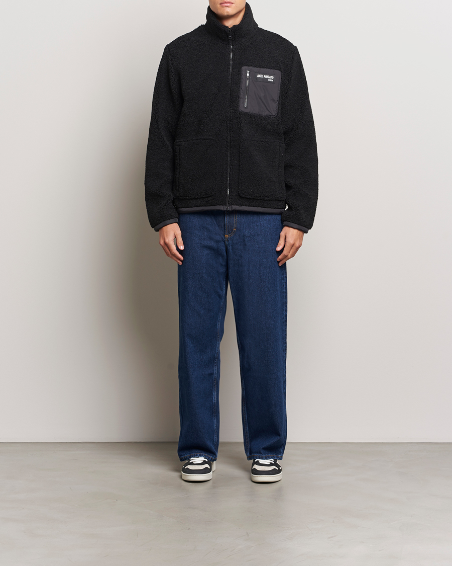 Men | Sweaters & Knitwear | Axel Arigato | Billie Fleece Jacket Black
