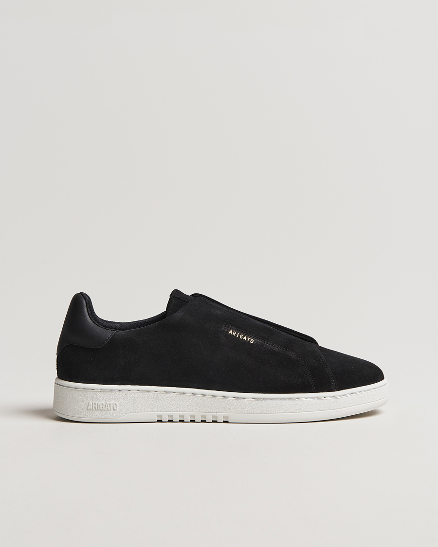 Men | Sneakers | Axel Arigato | Dice Laceless Suede Sneaker Black