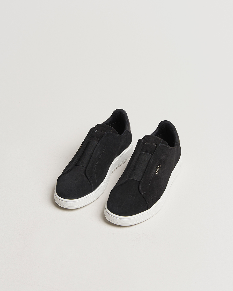 Men | Sneakers | Axel Arigato | Dice Laceless Suede Sneaker Black
