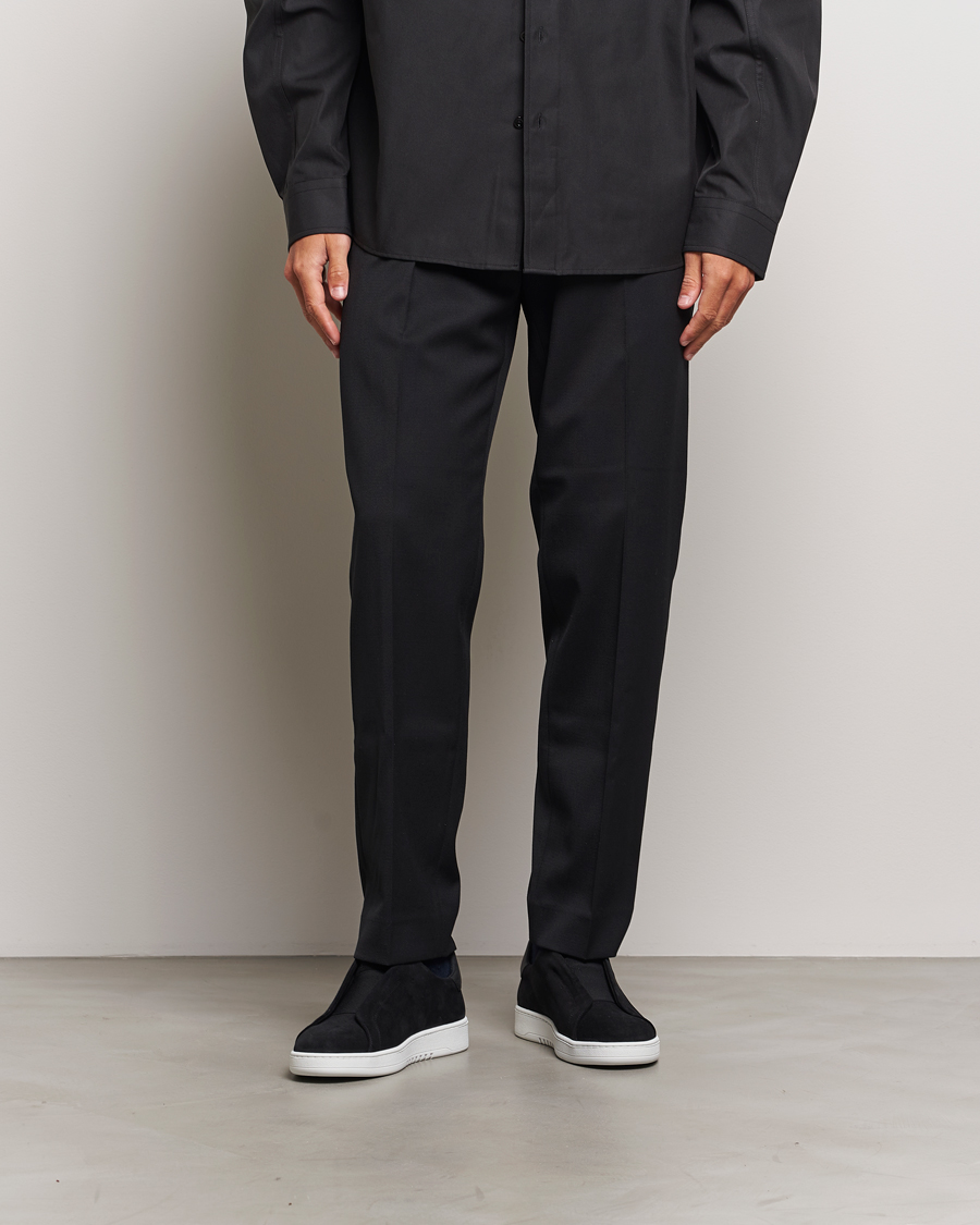 Men | Sneakers | Axel Arigato | Dice Laceless Suede Sneaker Black