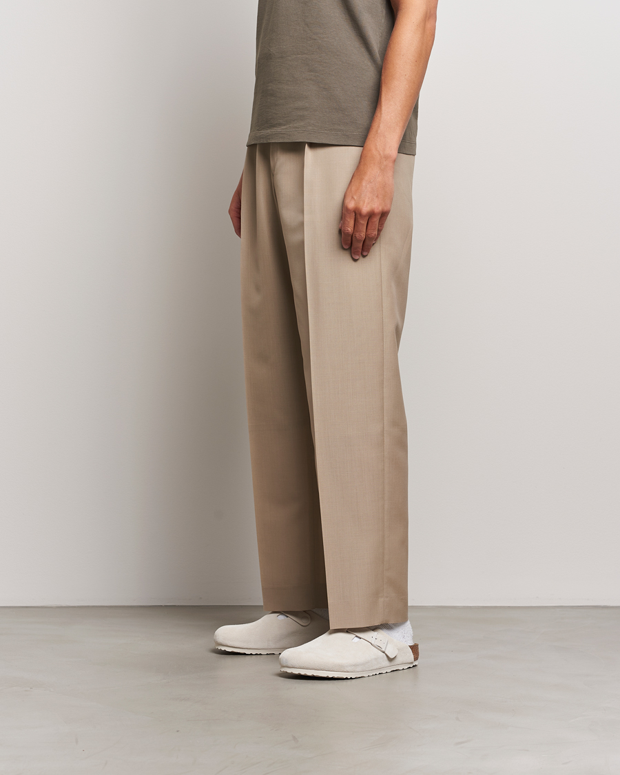 Men | BIRKENSTOCK Boston Classic Footbed Antique White Suede | BIRKENSTOCK | Boston Classic Footbed Antique White Suede