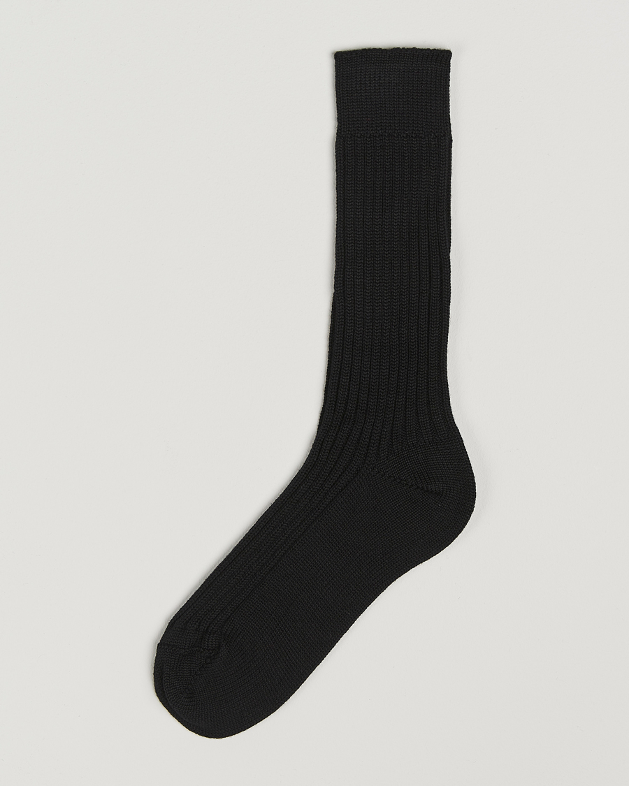 Men | Underwear & Socks | Bresciani | Heavy Wool Socks Black