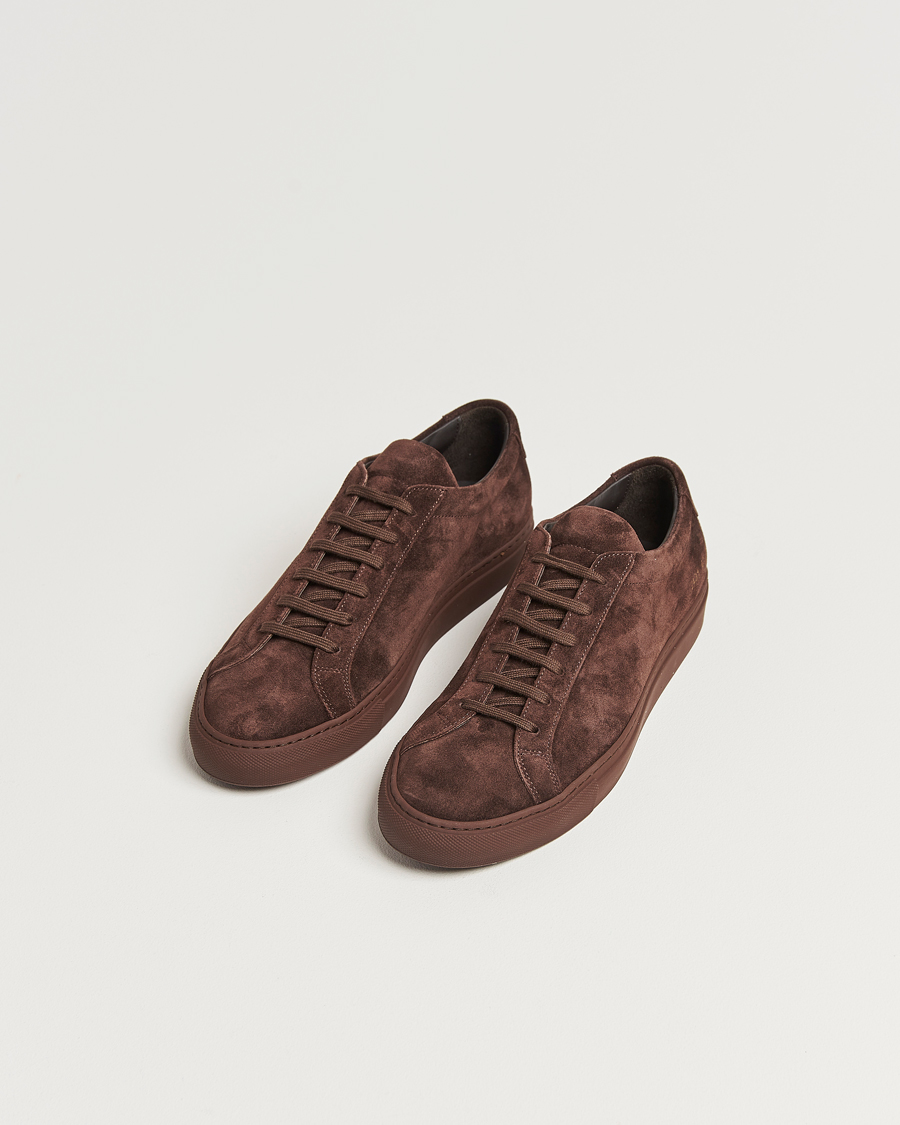 Men | Common Projects Original Achilles Suede Sneaker Moka | Common Projects | Original Achilles Suede Sneaker Moka