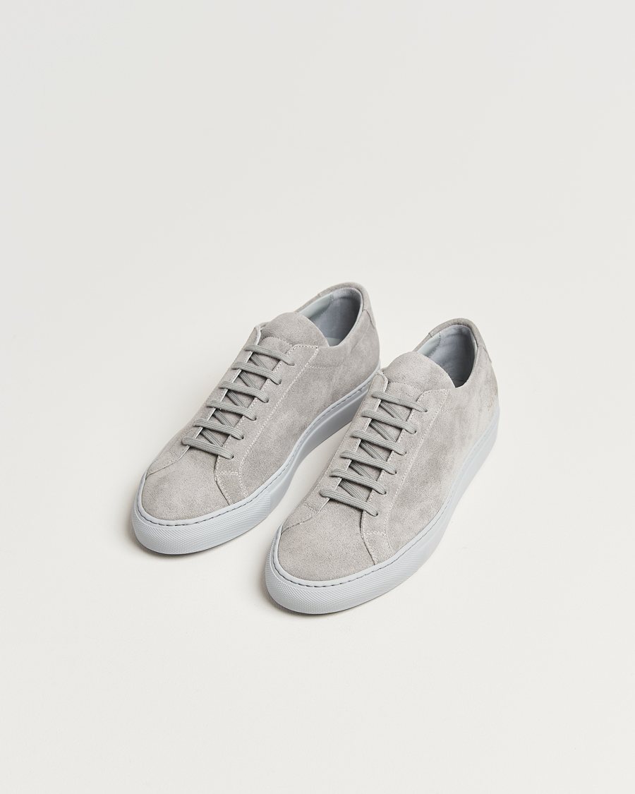 Men | Common Projects Original Achilles Suede Sneaker Grey | Common Projects | Original Achilles Suede Sneaker Grey