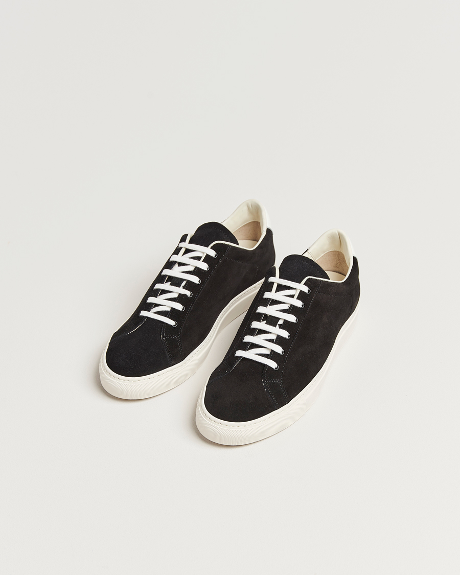 Men | Common Projects Retro Suede Sneaker Black | Common Projects | Retro Suede Sneaker Black