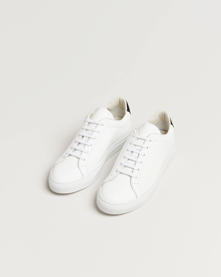 Men | Sneakers | Common Projects | Retro Classic Leather Sneaker White/Black