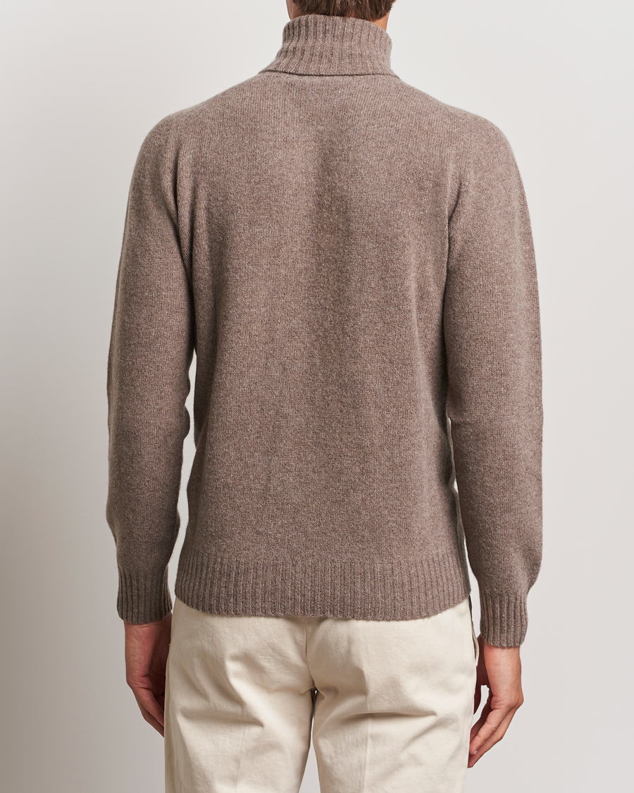 Men | Sweaters & Knitwear | Altea | Wool/Cashmere Rollneck Taupe