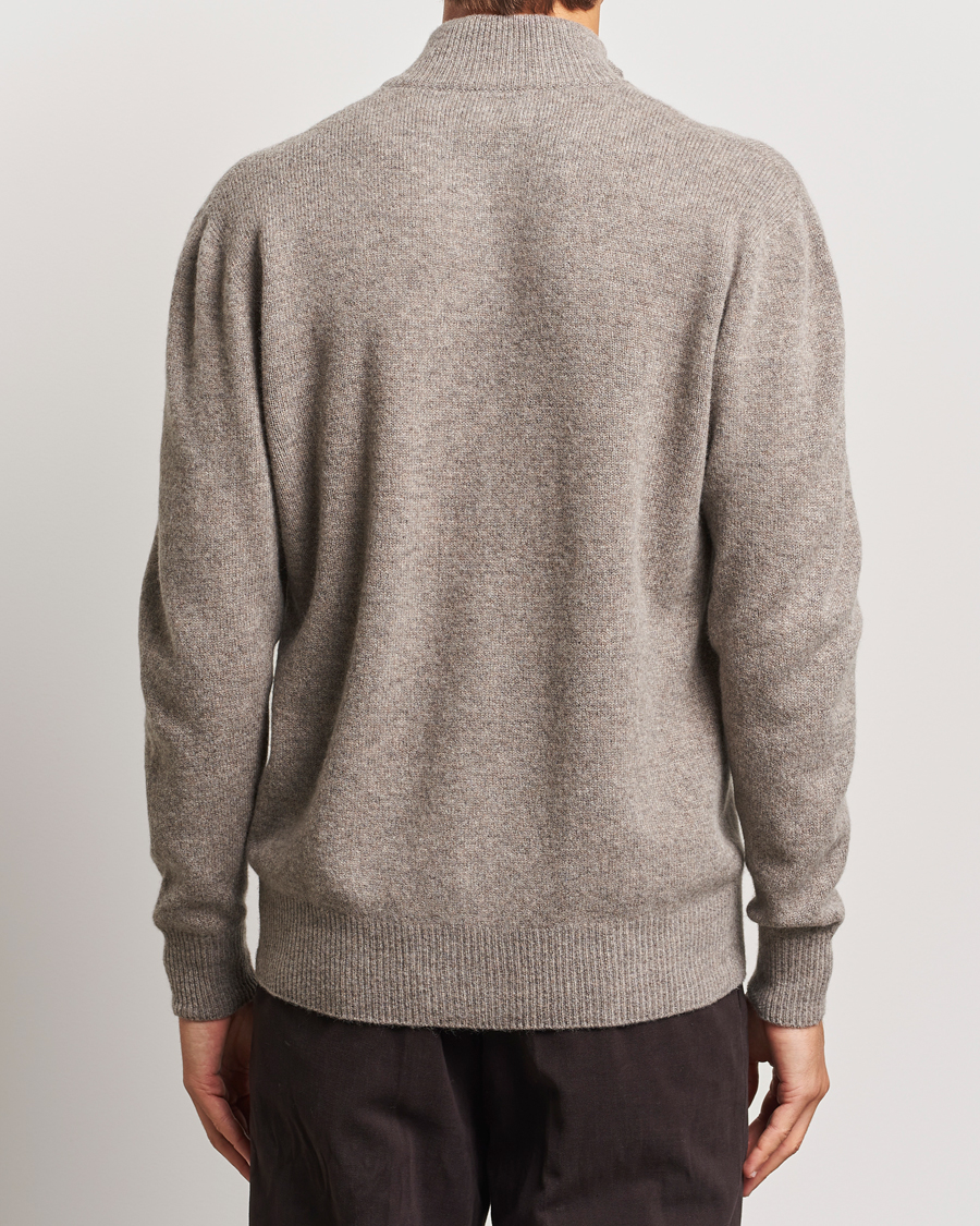 Men | Sweaters & Knitwear | Altea | Shetland Cardigan Taupe