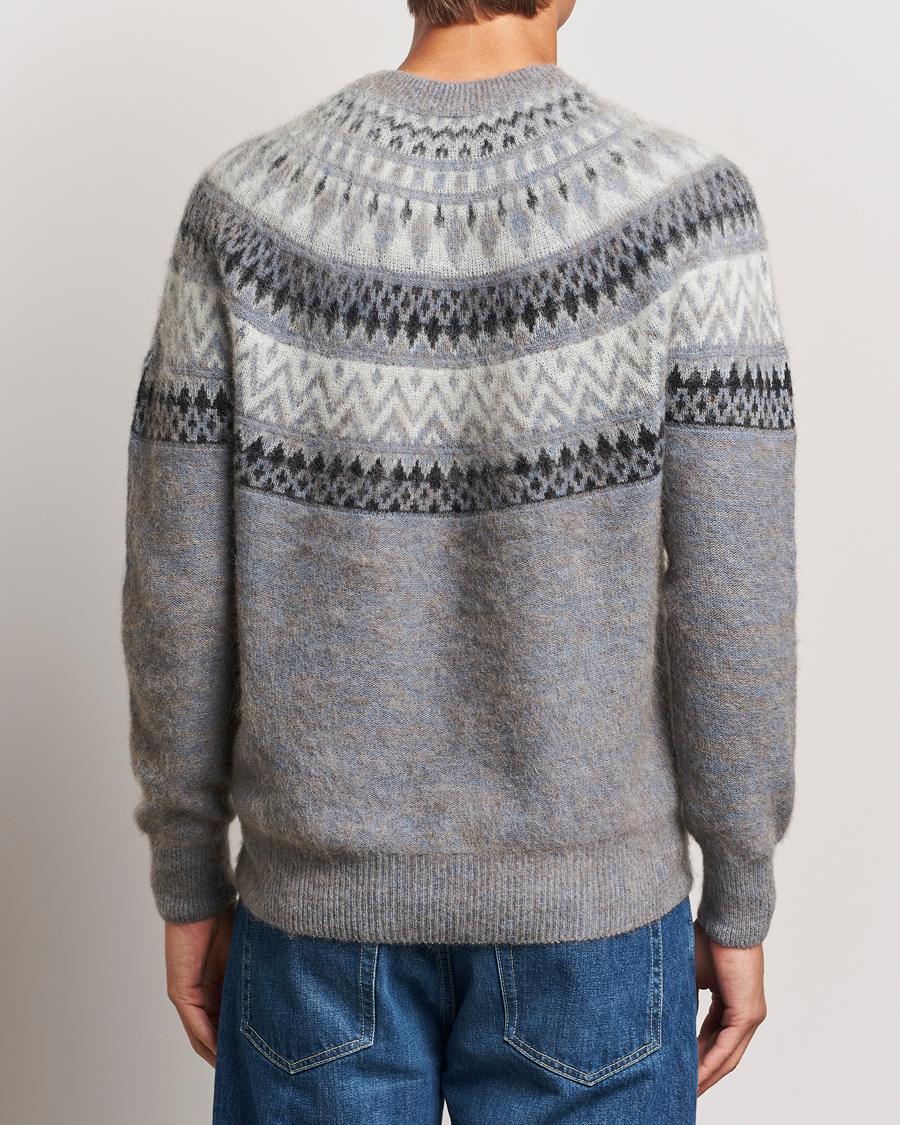 Men | Sweaters & Knitwear | Altea | Wool/Cashmere Norwegian Sweater Grey