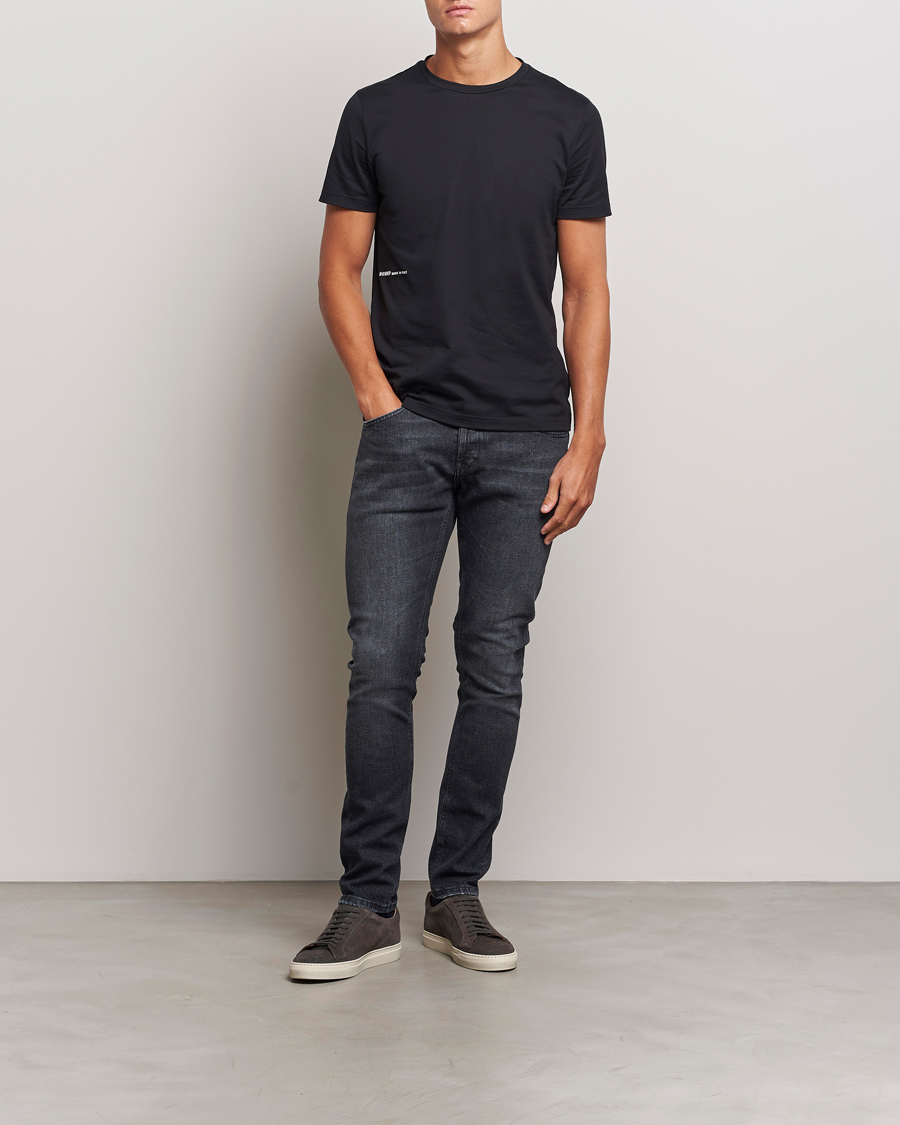 Men | Jeans | Dondup | George Jeans Washed Black