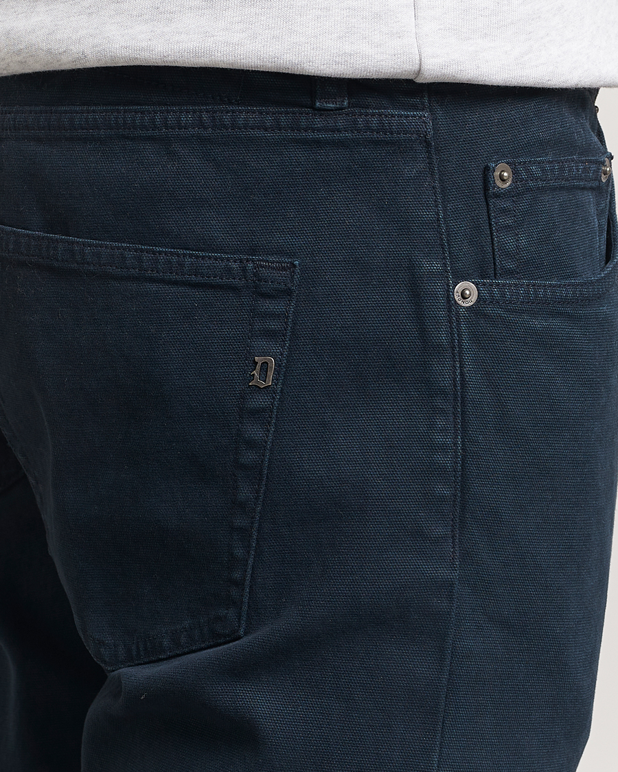 Men | Trousers | Dondup | Icon 5-Pocket Pants Navy