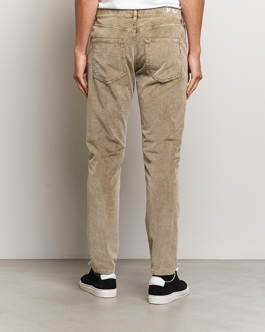 Men | Trousers | Dondup | Icon Corduroy Trousers Khaki
