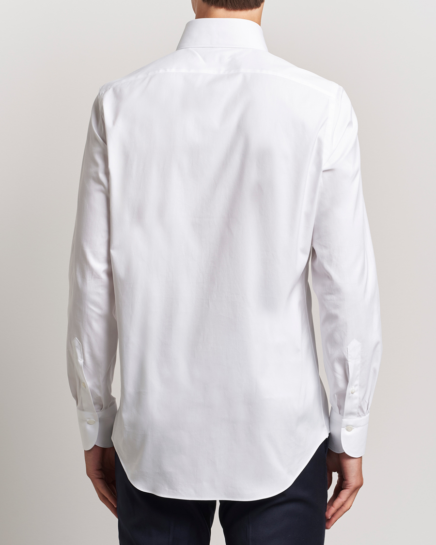 Men | Shirts | Finamore Napoli | Milano Slim Oxford Button Down Shirt White