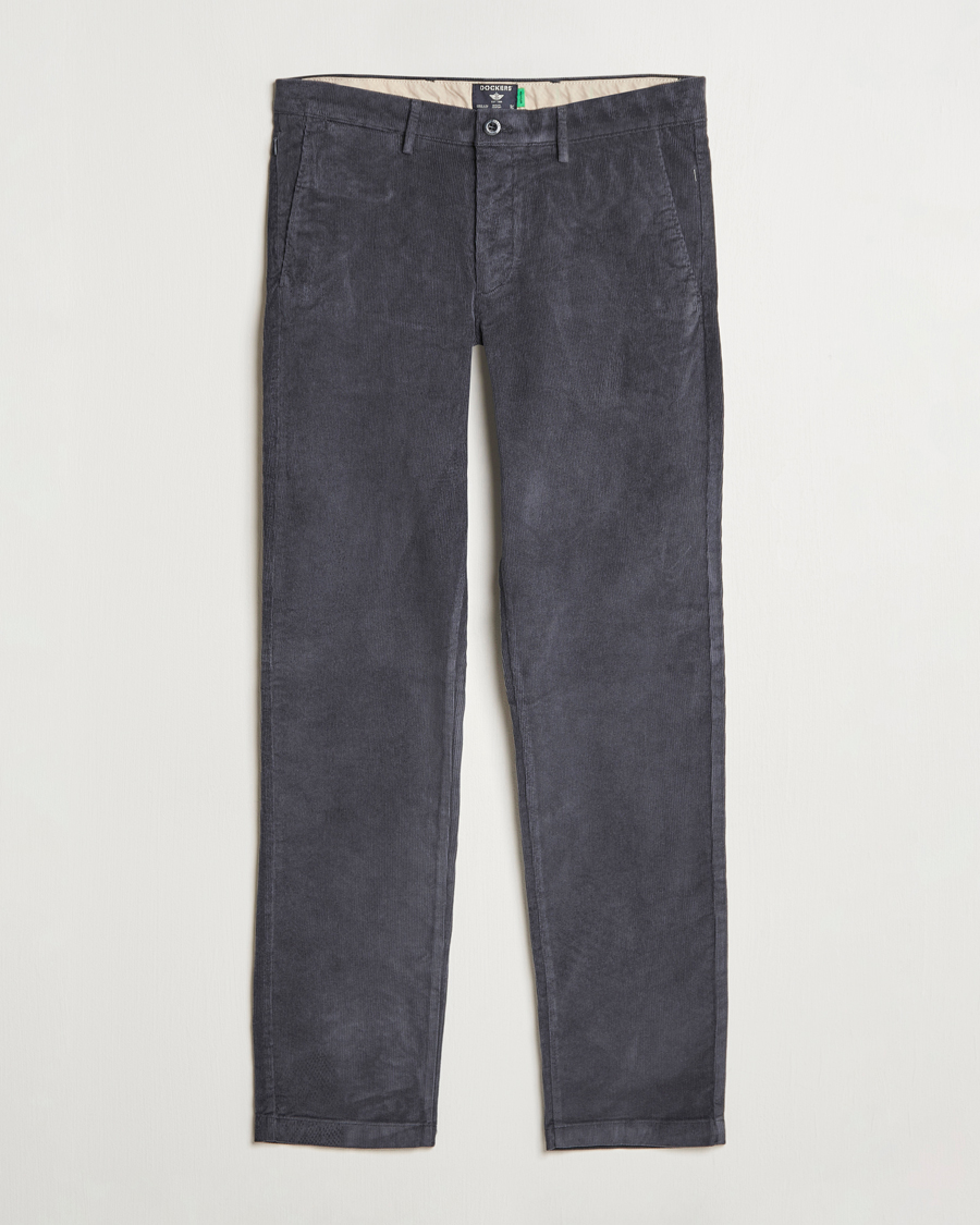 Men | Trousers | Dockers | Slim Cotton Corduroy Chino Asphalt