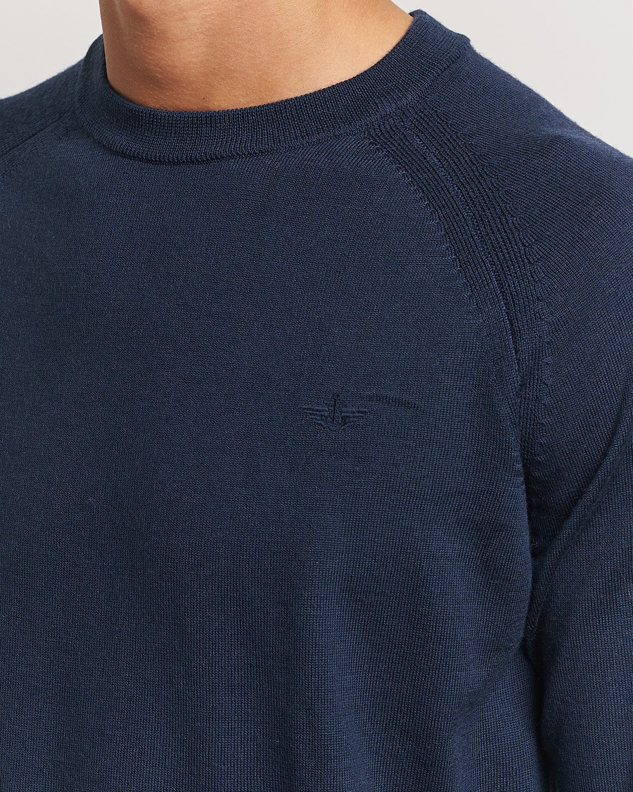 Men | Sweaters & Knitwear | Dockers | Washable Merino Crewneck Navy Blazer