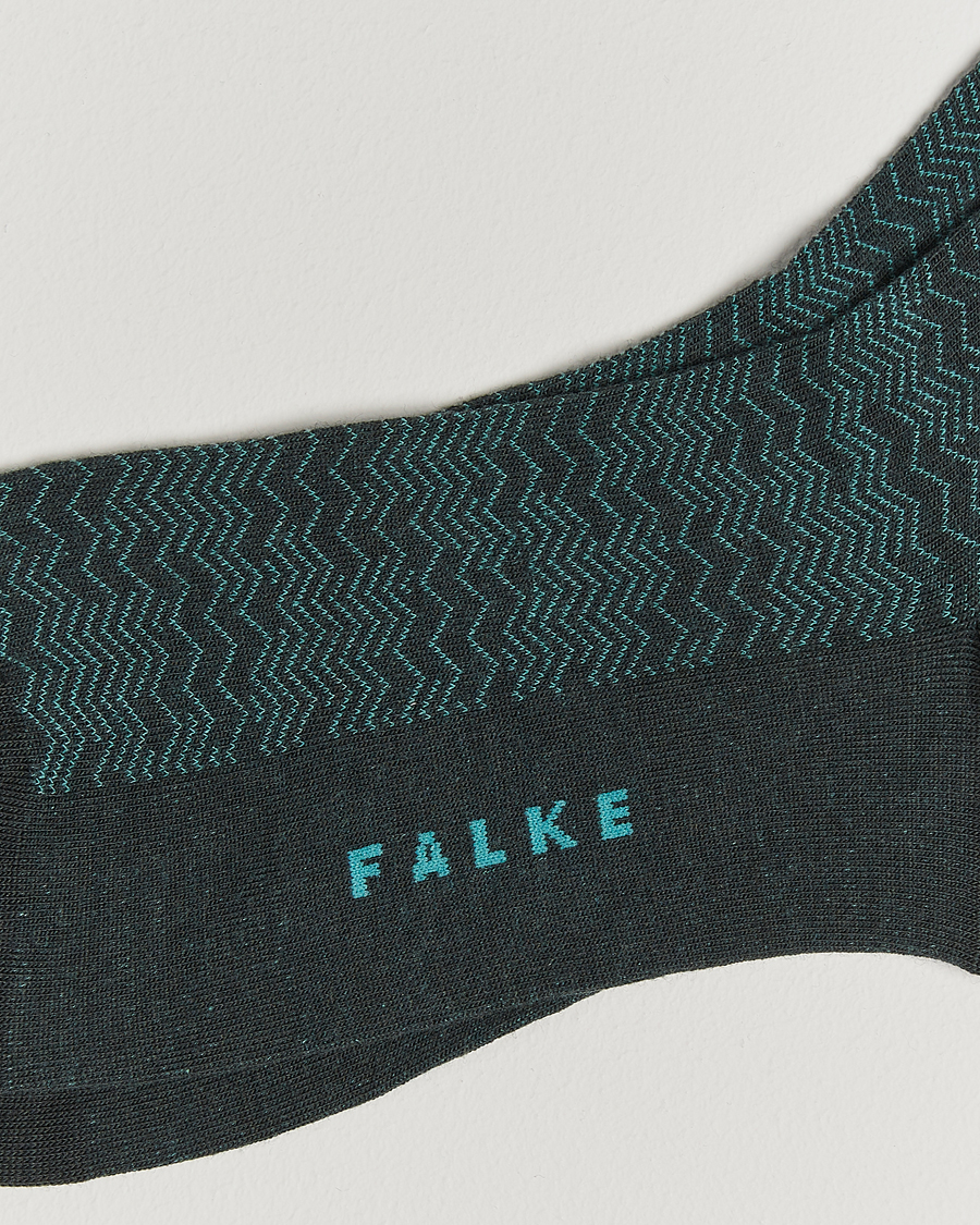 Men | Underwear & Socks | Falke | Mighty Nest Wool/Cotton Socks Forest Green