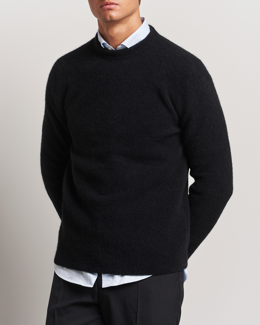 Men | Sweaters & Knitwear | Filippa K | Yak Knitted Sweater Black