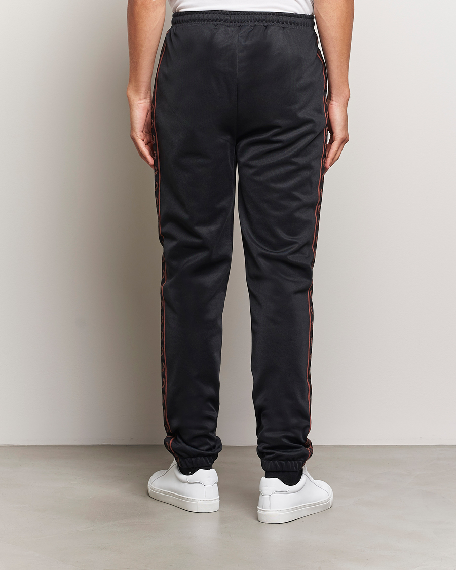 Men | Trousers | Fred Perry | Taped Track Pants Black