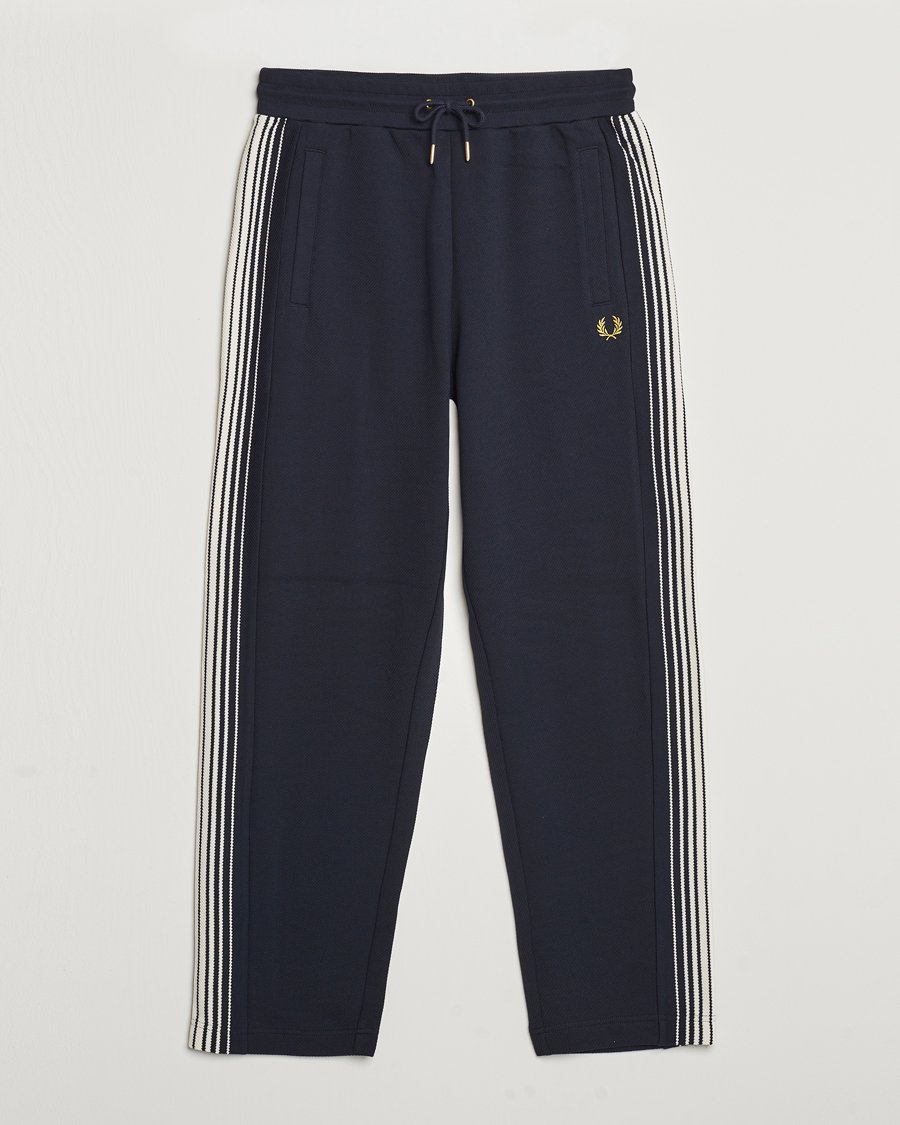 Men | Trousers | Fred Perry | Ombre Striped Track Pants Navy