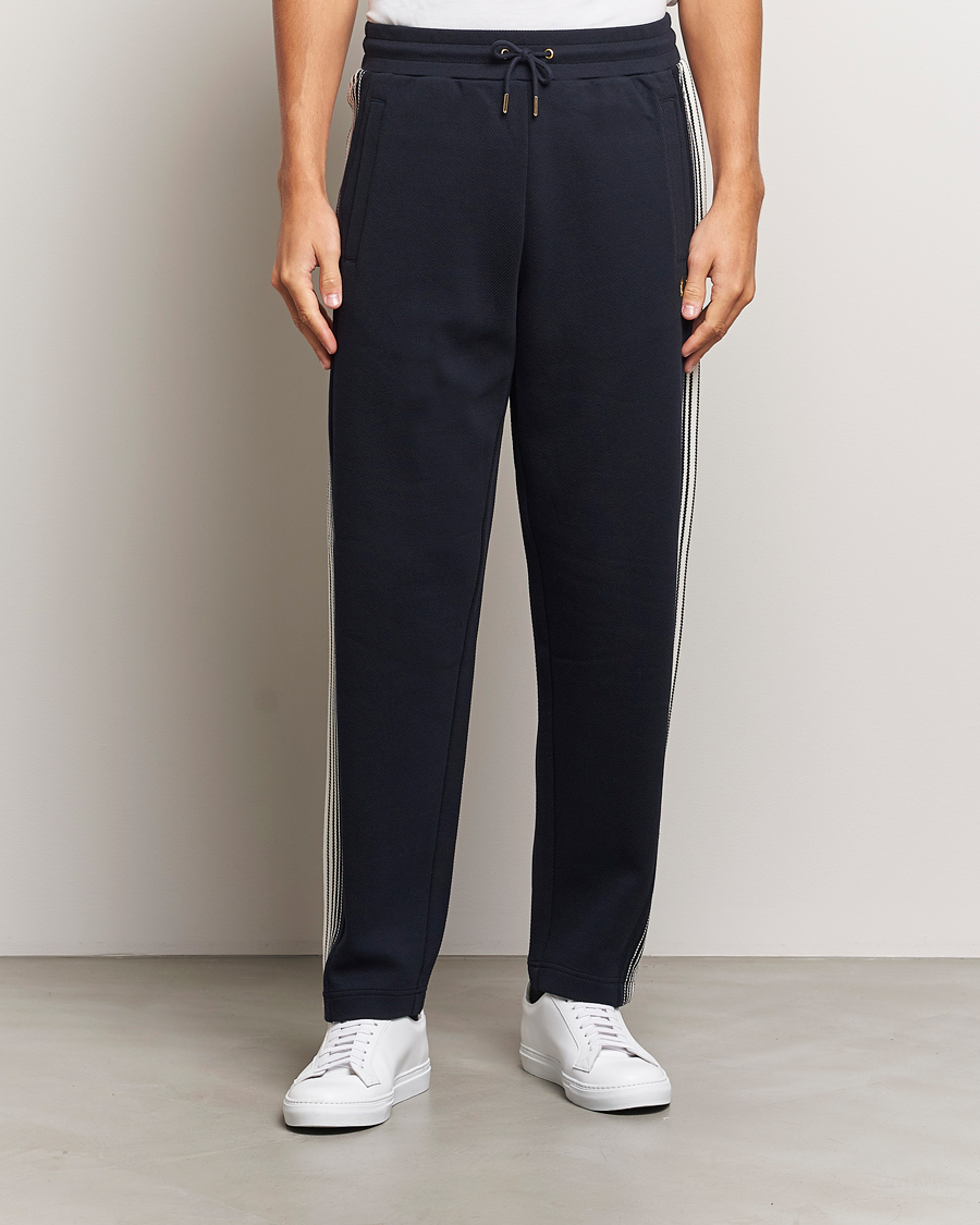Men | Trousers | Fred Perry | Ombre Striped Track Pants Navy