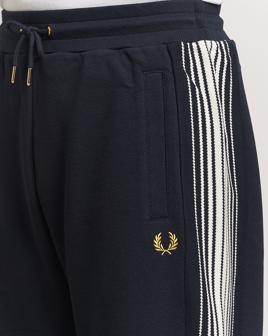 Men | Trousers | Fred Perry | Ombre Striped Track Pants Navy