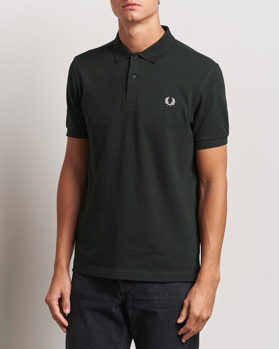 Men | Polo Shirts | Fred Perry | Plain Polo Shirt Night Green