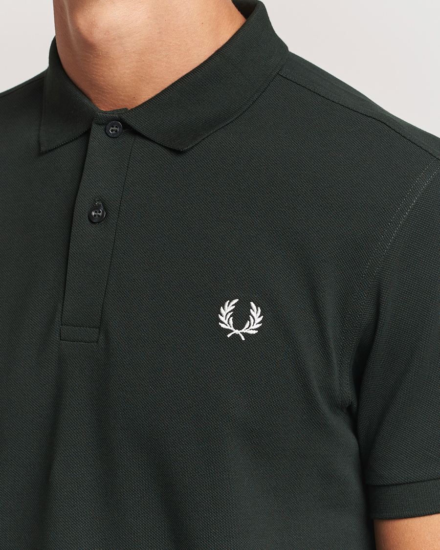 Men | Polo Shirts | Fred Perry | Plain Polo Shirt Night Green