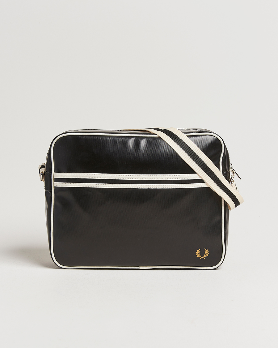 Men | Bags | Fred Perry | Classic Shoulder Bag Black/Ecru