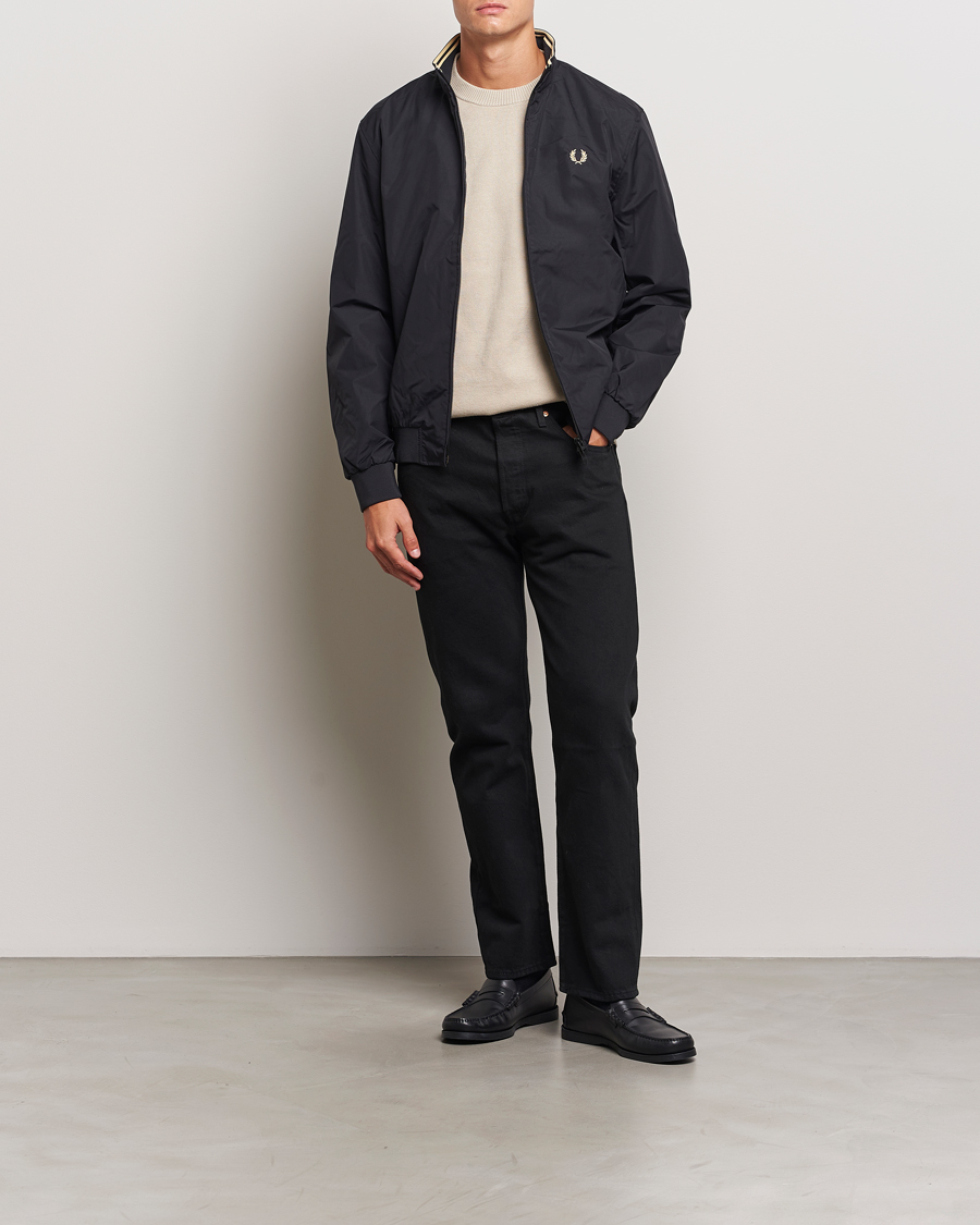 Men | Coats & Jackets | Fred Perry | Brentham Jacket Black