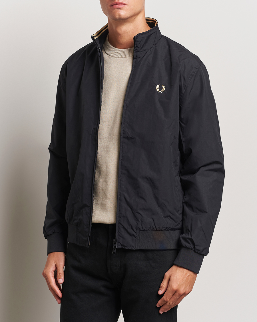 Men | Coats & Jackets | Fred Perry | Brentham Jacket Black
