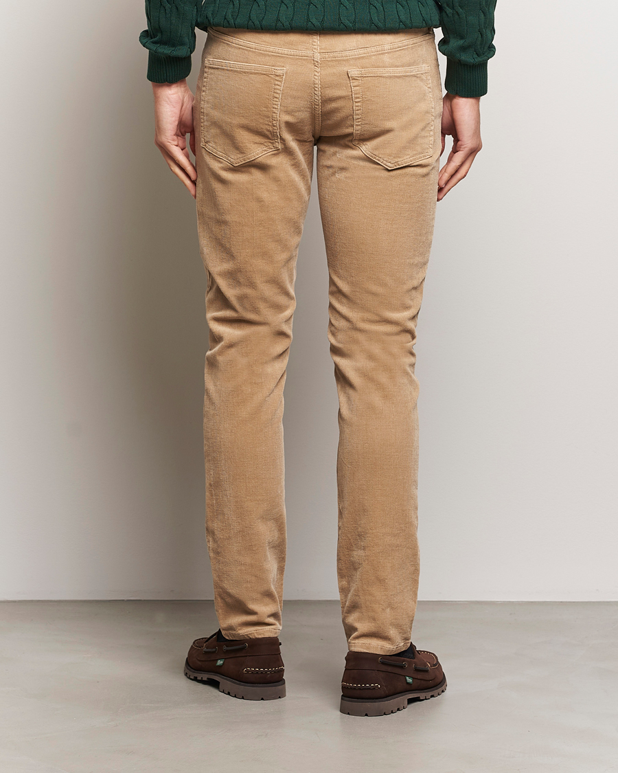 Men | Trousers | Gant | Cord 5-Pocket Jeans Dark Khaki