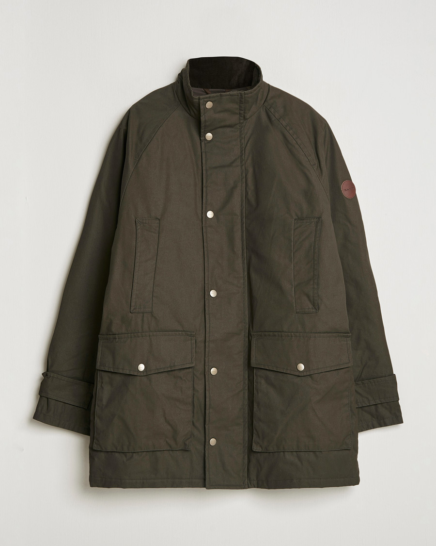 Men | Coats & Jackets | GANT | Double Decker Jacket Dark Sage