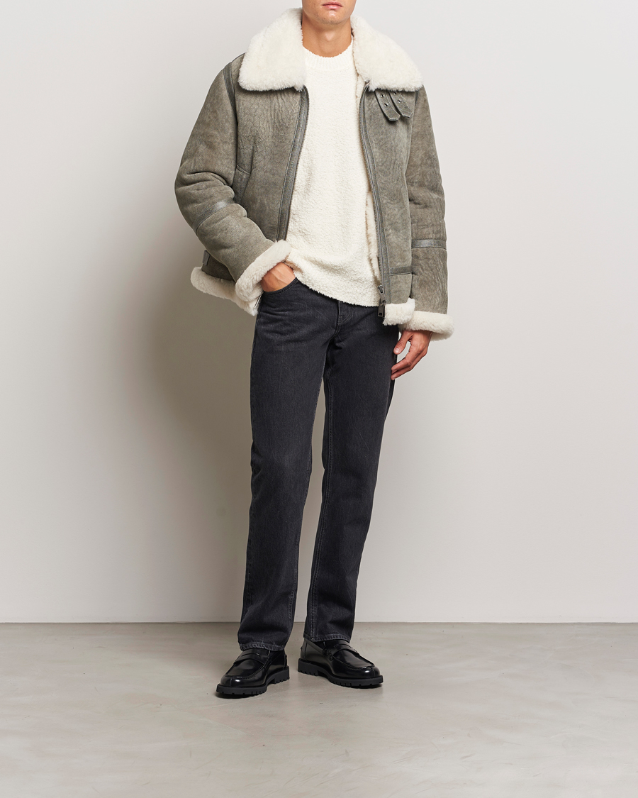 Men | Coats & Jackets | Gant | Shearling Jacket Desert Brown
