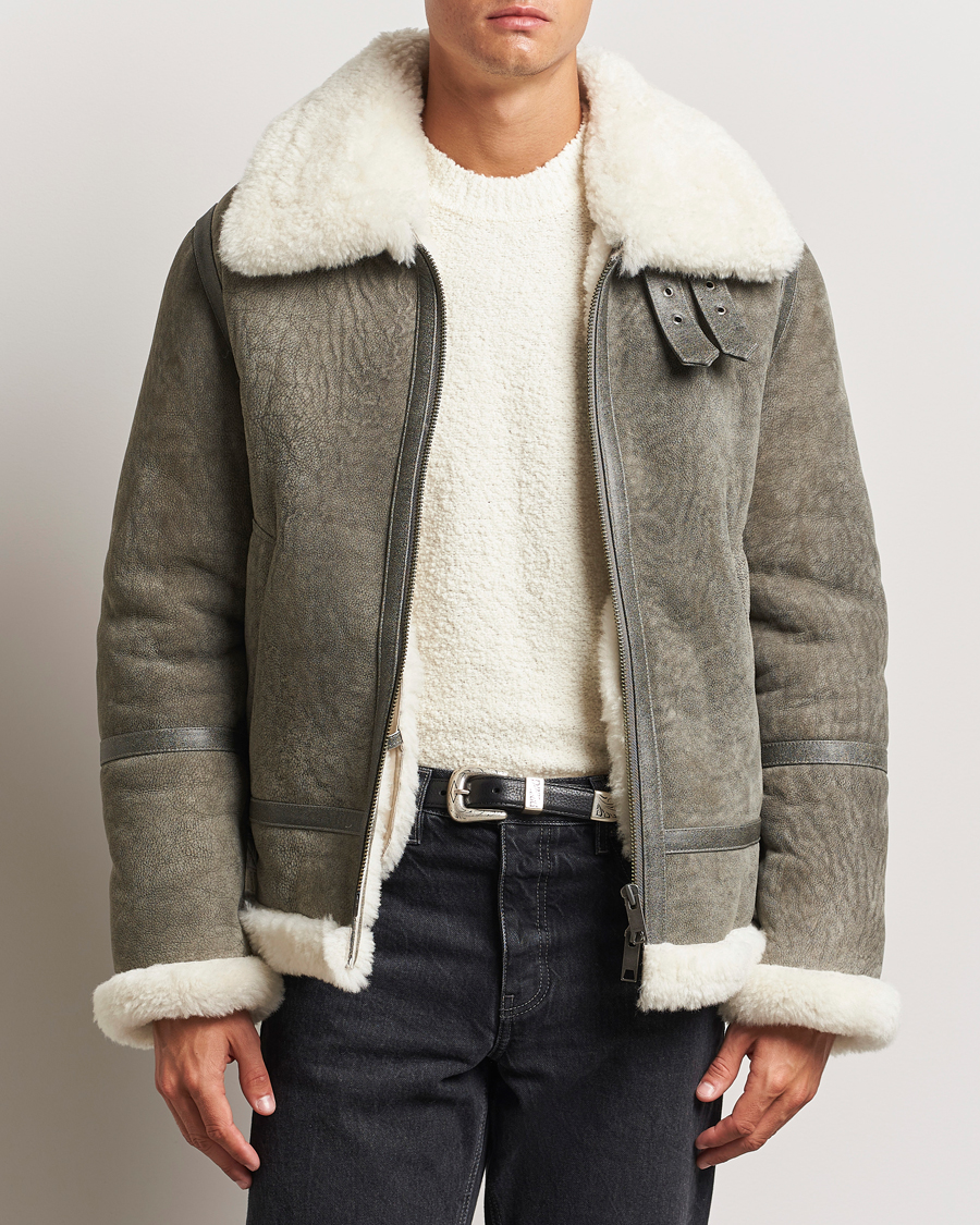 Men | Coats & Jackets | Gant | Shearling Jacket Desert Brown